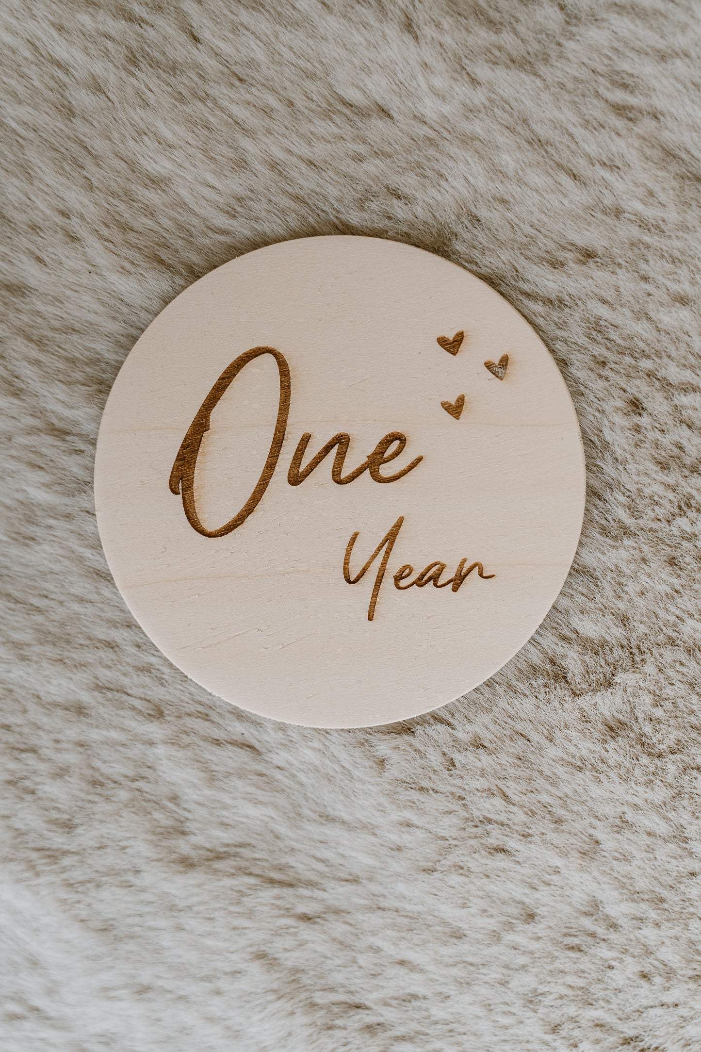 Milestonekaarten hout - 17-delig gepersonaliseerd