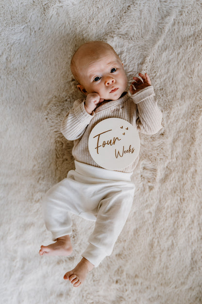Milestone kaarten baby